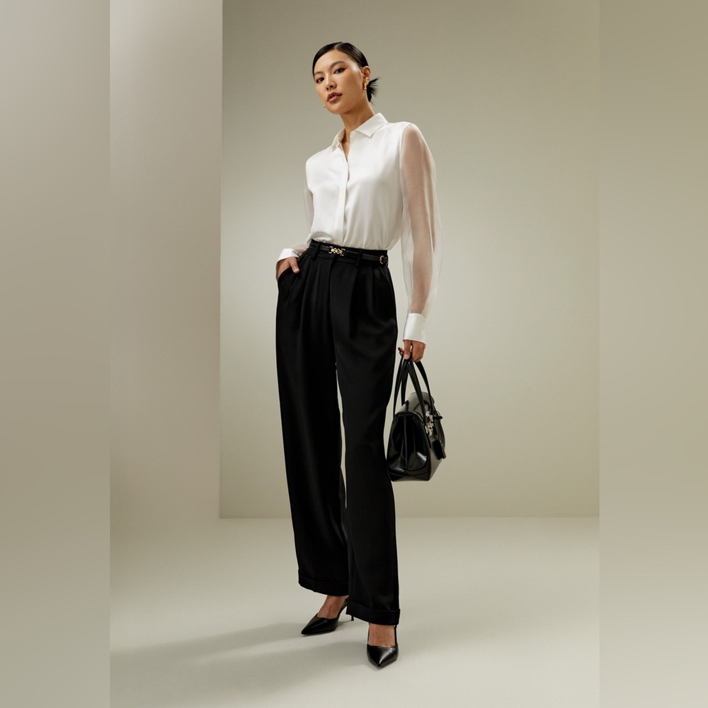 Hugo Boss Classic White Blouse